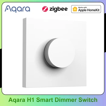 Aqara Smart H1 Dimeris Belaidžio Valdymo Ratuką Zigbee3.0 Nuotolinio Valdymo Smart Home Lemputė Šviesos Užuolaidos Dirbti su APP Homekit
