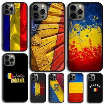 Rumunijos Vėliava, Telefono dėklas Skirtas iPhone 15 14 13 12 Mini Pro 11 Max SE 2020 6S 7 8 Plus X XS Max XR Padengti Shell coque