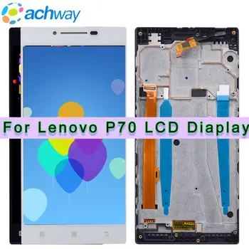 Išbandyta LCD LENOVO P70 LCD Ekranas Jutiklinis Ekranas su Rėmu LENOVO P70 Ekranu Asamblėjos P70-LCD P70t P70a LCD