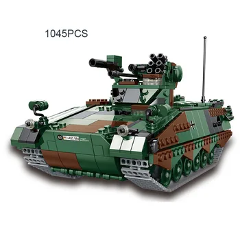 Ww2 Kariuomenės Pėstininkų Kovos, Transporto Priemonės Modelis Batisbricks Ifv Schutzenpanzer Marder Ss Blokuoti Pasaulinio Karo Vokietijos Armijos Pajėgų Plytų Žaislas