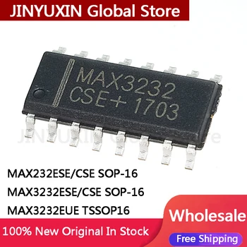 10vnt MAX232ESE MAX232CSE MAX3232ESE MAX3232CSE MAX232 SOP-16 MAX3232 MAX3232EUE TSSOP16 IC Chip Sandėlyje, Didmeninė