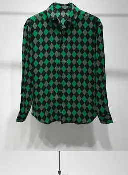P03718 Mados vyriški Marškiniai 2023 kilimo ir tūpimo Tako Prabanga garsaus Prekės ženklo Europos Dizainas šalies stiliaus vyriški Drabužiai