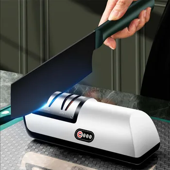 USB Elektrinis Peilis Drožtukas Automatiškai Reguliuojamas Įkraunama Virtuvės Peilių, Žirklių Namuose Greitai Galandimo Virtuvės Įrankiai Malūnėlis