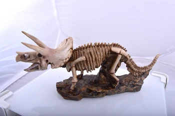 Triceratopsas Tyrannosaurus rex Dinozaurų skeleto modelis dervos amatų skeletas pavyzdys modelis