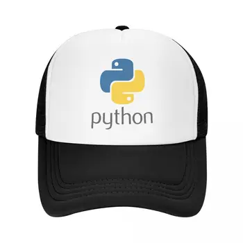 Python Programuotojas Simbolis Beisbolo Kepuraitę Kolonėlė Kompiuterio Kūrėjas Programavimas, Programuotojas Sunkvežimio Vairuotojas Hat Snapback Kepurės Vasaros Skrybėlės