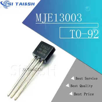 50PCS MJE13003 TO-92 13003 TO92 E13003 naujas triode tranzistorius