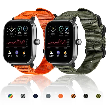 Nailono Riešo Juosta, Diržu, Amazfit GTS 2 Mini Smart Watch Band Sporto Apyrankė Xiaomi žiūrėti s1 už Amazfit Pvp S/U/Pro/ GTR