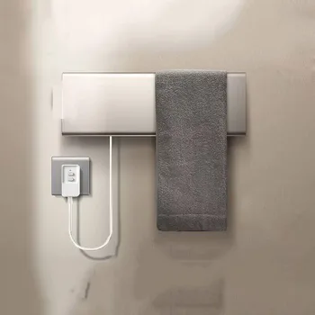 220V, 60W elektros šildymo rankšluosčiu stovo punch-nemokamas buitinės tualetas stovo smart vonios kambarys, šildymo, džiovinimo stovas