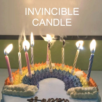 Gimtadienio Tortas, Žvakės, Magija Rekvizitai Inextinguishable Relighting Žvakė Klaidingą Žaislai Vestuves Tiekimą Namų Reikmenys