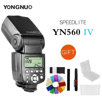 Yongnuo YN560IV Speedlite 2.4 G Bevielio Radijo Master Slave Flash YN560 IV DSLR Fotoaparatą Canon Nikon Sony 