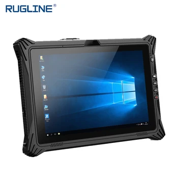 RUGLINE Pramonės Tablet PC 10.1 Colių WI-fi, 4G, 8G/16G RAM 128G/256G ROM 1D ir 2D brūkšninių kodų Skaitytuvas Tvirtas Tablet