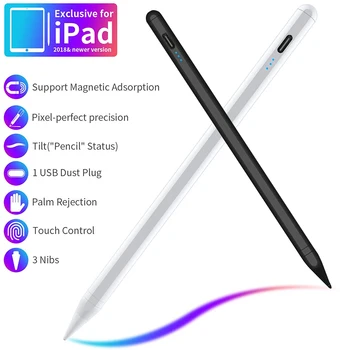 IPad Pieštukas su Palmių Atmetimo Tentas, 12 Gen Pen Apple Pieštuku 2 1 iPad Oro 5 2022 m. - 2018 m. 