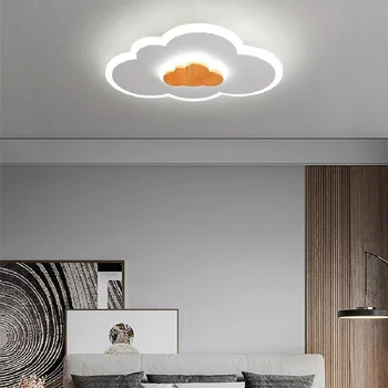 LED lubų šviestuvas Kūrybos Šiuolaikinės Šiaurės šalių Miegamasis Gyvenimo Valgomasis, Virtuvė, Veranda Su Nuotolinio Valdymo Dimm Dekoras, šviesos, liustra