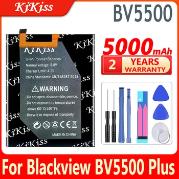 466182PU BV 5500 BV5500 5000mAh Akumuliatoriaus Blackview BV5500 už Blackview BV5500 PRO 5.5