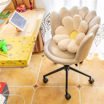 Modernus Audinių Biuro Kėdė Office Home Žaidimų Kėdė Laisvalaikio Sėdimas Patogūs Pasukami Fotelis Liftas Žiedlapis Prabangi Kėdė