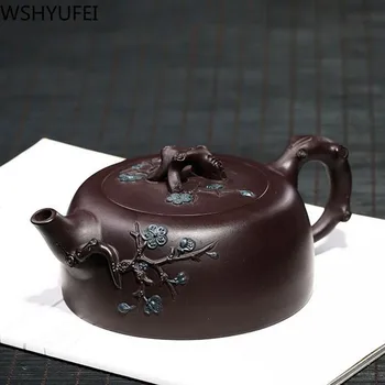 Didelės talpos 410ml Yixing Upscale virdulys raudonos molio filtras arbatos puodą Kaklaraištis Guanyin gražuolių virdulys Boutique arbatos nustatyti individualų