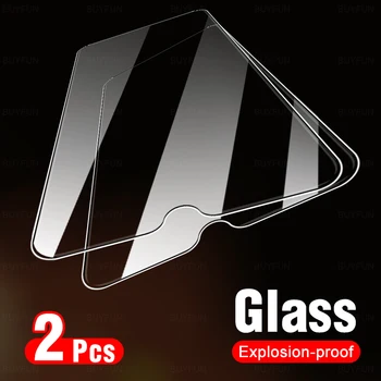 2VNT 9H Visiškai Padengti Grūdinto Stiklo Samsung Galaxy A03 A03s HD Anti-Scratch Screen Protector Dėl A03 Core Aišku, Apsauginės Plėvelės