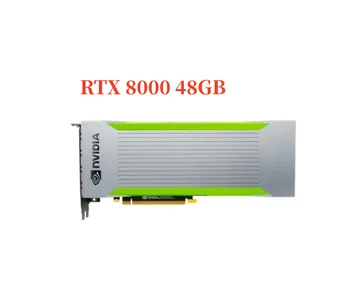 NVIDIA Quadro RTX8000 48G Giliai Mokymosi Kompiuterija Pagreitis Mokymo Grafika Kortelės RTX 8000 48 GB