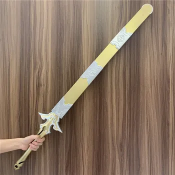 Anime MO DAO SHI ZU Kardas Rinkiniai Sui Hua Aukso Kardas Jiang Cheng Ginklas Lan Wangji Sowrd Cosplay 1:1 pėstininkas su kardu Saugos PU Kardas