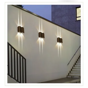 TEMAR Lauko Sconce Šviesos Aliuminio LED Modernus Kiemo Sienos Lempos Vandeniui Kūrybos Dekoratyvinis Už Veranda, Koridorius Balkonas