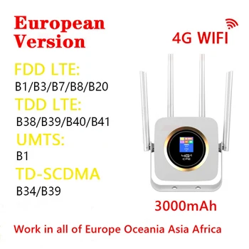 CPE903B 4G Bevielį Maršrutizatorių, Nešiojamas 4G LTE Maršrutizatorių 150Mbps Išorinė Antena su SIM Kortelės Lizdą, Interneto Ryšys Plati Aprėptis