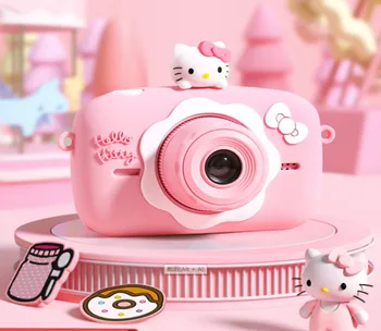 Yimi Hellokitty Vaikų Skaitmeninio Fotoaparato Mini Animacinių filmų Mini DSLR Mielas Nešiojamų Dovana