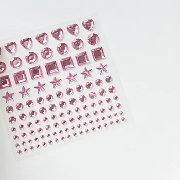 1 Vnt Mielas Korėjos Širdies Plastikų Diamond Užrašų Knygelė Leidinys Lipdukai Studentų 