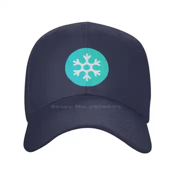 SnowSwap Aukščiausios Kokybės Logotipas Džinsinio audinio dangtelis Beisbolo kepurė Megzta kepurė