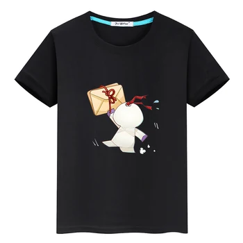 Onmyoji Mielas Paperman Spausdinti marškinėliai 100% Medvilnė, Berniukų/Mergaičių Tshirts Aukštos Kokybės Patogus, Minkštas Tee-shirt Kawaii Animacinių filmų Tee