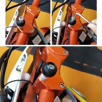 Motociklo Rankenos Apkabos Bazė su 1 Colio Kamuolys skirtas RAM-B-367U už Kawasaki Automobilių Transporto Telefono Laikiklis Varžtas Laikiklis