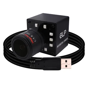 OEM ELP Nemokama vairuotojo 1MP 720P HD naktinio matymo infraraudonųjų SPINDULIŲ USB Saugumo Kameros su M12 2.8-12mm objektyvas