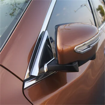 ABAIWAI galinio vaizdo Veidrodis Dekoratyviniai Lipdukai Nissan X-Trail, Spindintis Automobilis-Optikos ABS Chrome 