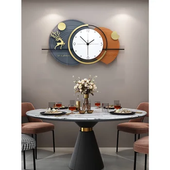 Unikalus art deco sieninis laikrodis kambarį šiaurės žėrintis Kūrybos Dekoratyvinės sienų laikrodis modernus dizainas horloge sienų papuošimai