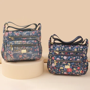 Karšto pardavimo produktas Multi-pocket Petį krepšys Moterims Spausdinimo Moterų Krepšys Ponios Nailono Kelionės nešiojamų CrossBody Krepšys