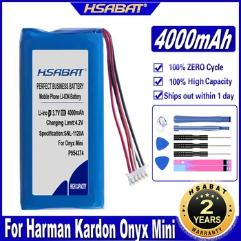 HSABAT P954374 954374 4000mAh Bateriją Harman Kardon Onikso Mini Garsiakalbis Baterijos