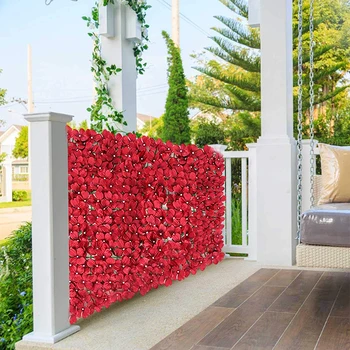 Dirbtinių Lapų Sodo Tvoros Sienos Kraštovaizdžio Ivy Atrankos Roll Gėlių Tvora Plečia Pinučių Balkonas Ekranas