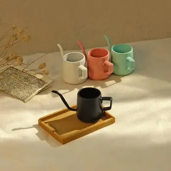 Lėlių Mini Kavos Puodą Ekranas Rekvizitai Modelio Mielas už Kambarį Dekoro Modeliavimas Virtuvės Žaislai, Lėlės Namas Miniatiūriniai Accessories