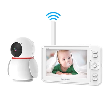 Tuya Indoor Mini Smart Naktinio Matymo Kūdikio Stebėjimo Kamera 1080P Temperatūros Signalizacija Stebėti Video Baby Monitor