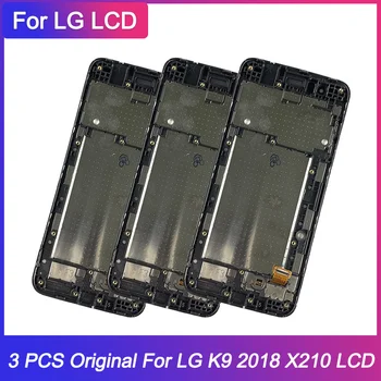 3 VNT./daug LG K9 X2 X210 LCD Ekranas Touch 