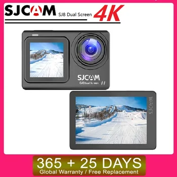 SJCAM SJ8 Dual LCD Ekranas Šalmas Veiksmų Fotoaparato 4K 30 FPS WiFi Nuotolinio 2.33' Touch Screen+1.3' Priekiniai Ekrano Novatek 96675 Lustas