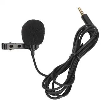 Lavalier Microphone Laidinio Įrašas Dėl Mikrofono 3.5 mm Plug and Play Įvairiakryptė Gyvų Vaizdo Konferencijų Radijas