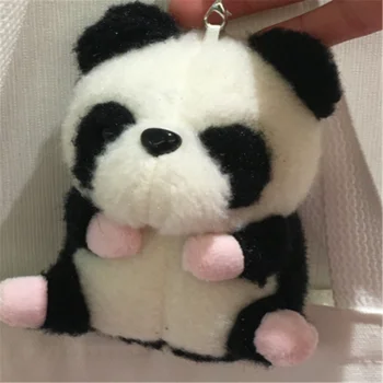 MIELAS 11CM Įdaryti Panda Priedai Lėlės Dovana , Apdailos Pliušinis Žaislas