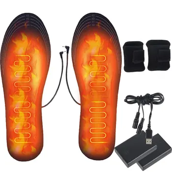 USB Šildomos Batų Vidpadžiai, Skirti Kojų, Elektra, Šildymas Vidpadžiai Kojas Šiltas Kojines Pad Mat Žiemos Lauko Jojimo Slidinėjimo Šilumos Vidpadis
