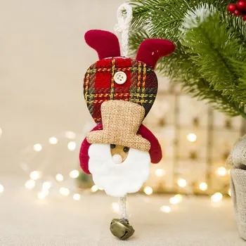Kalėdų Audinys Santa Claus Pakabukas Kūrybos Kalėdų Varpas Lėlės Kalėdinė Dekoracija