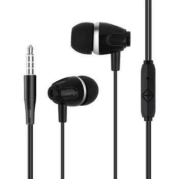 Laidinio Ausinės Sporto ausies Laidinė laisvų rankų įranga Hifi Bass Ausines Su Mic, ir 3,5 mm Lizdas Aux už Išmanųjį telefoną, MP3, MP4, PC