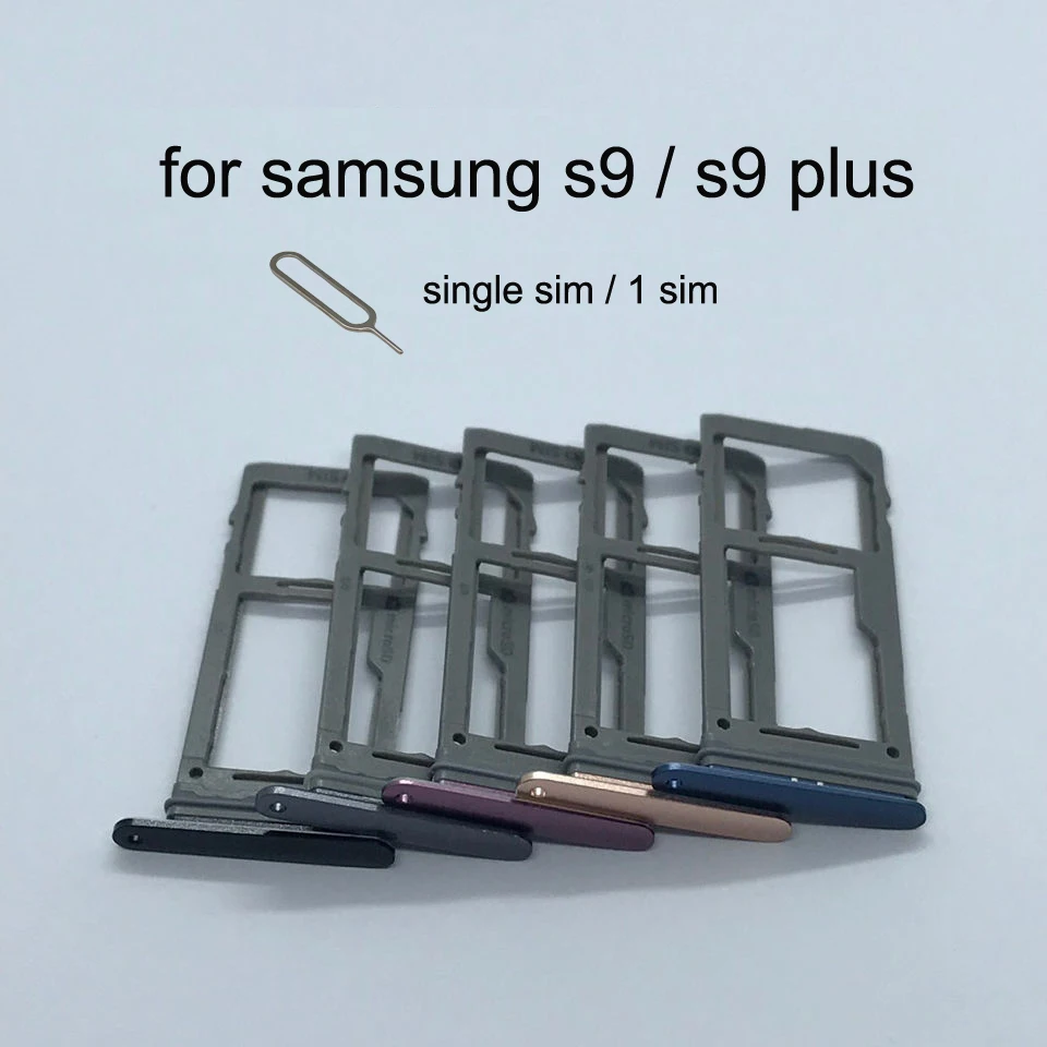 Samsung Galaxy S9 G960 G960F S9 Plus G965 G965F Originalus Telefonas Būsto Nauja SIM Kortelė, Adapteris Ir Micro SD Kortelės lizdas Turėtojas