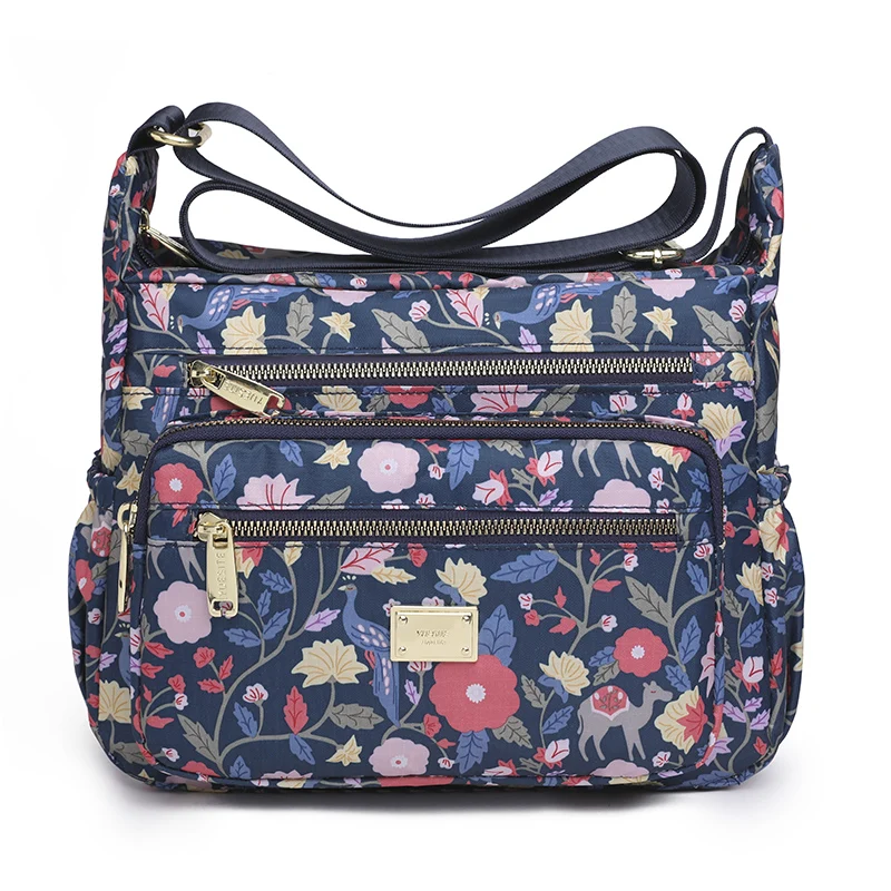 Karšto pardavimo produktas Multi-pocket Petį krepšys Moterims Spausdinimo Moterų Krepšys Ponios Nailono Kelionės nešiojamų CrossBody Krepšys