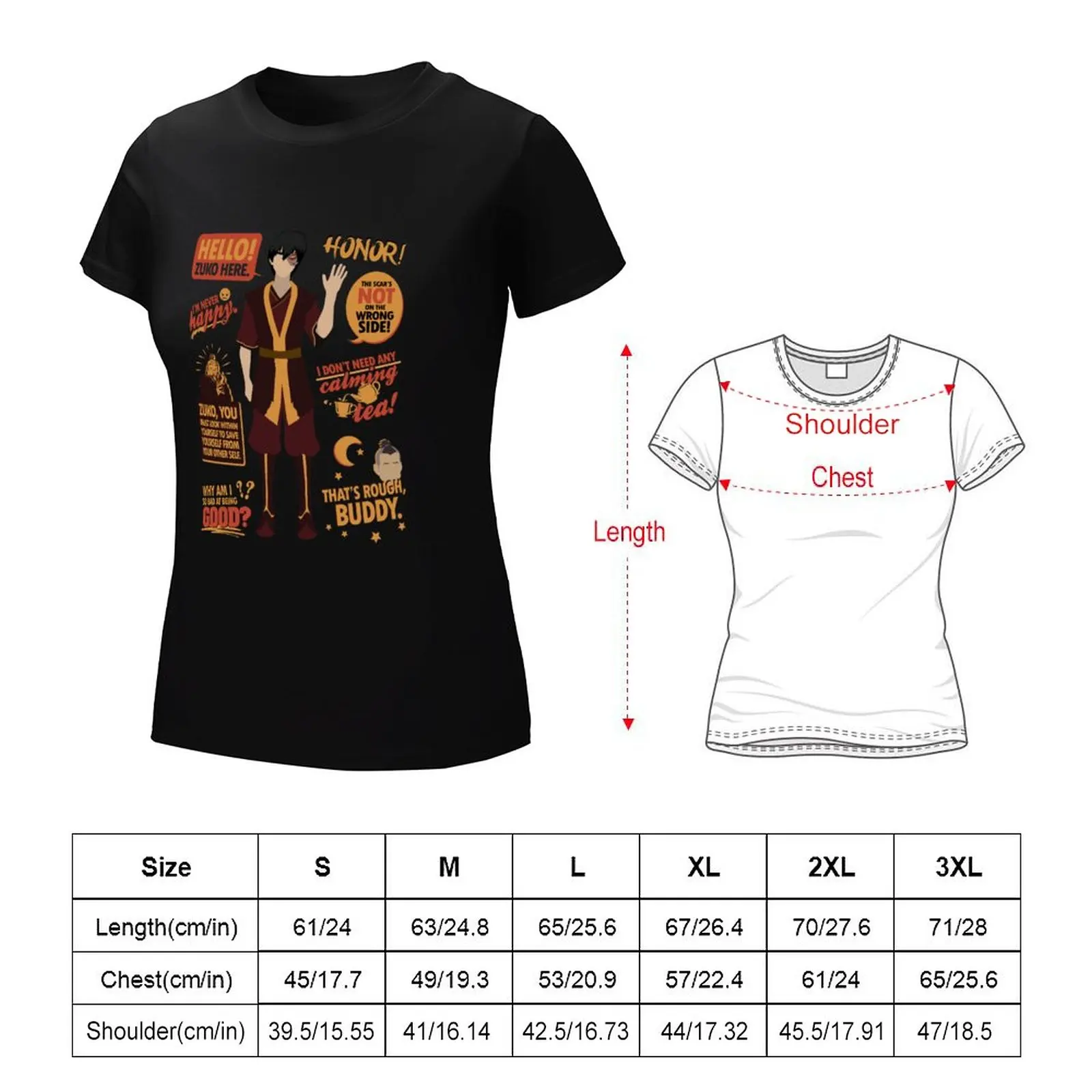Sveiki, Zuko Čia! T-Shirt anime drabužius, vintage marškinėliai Moterims topai