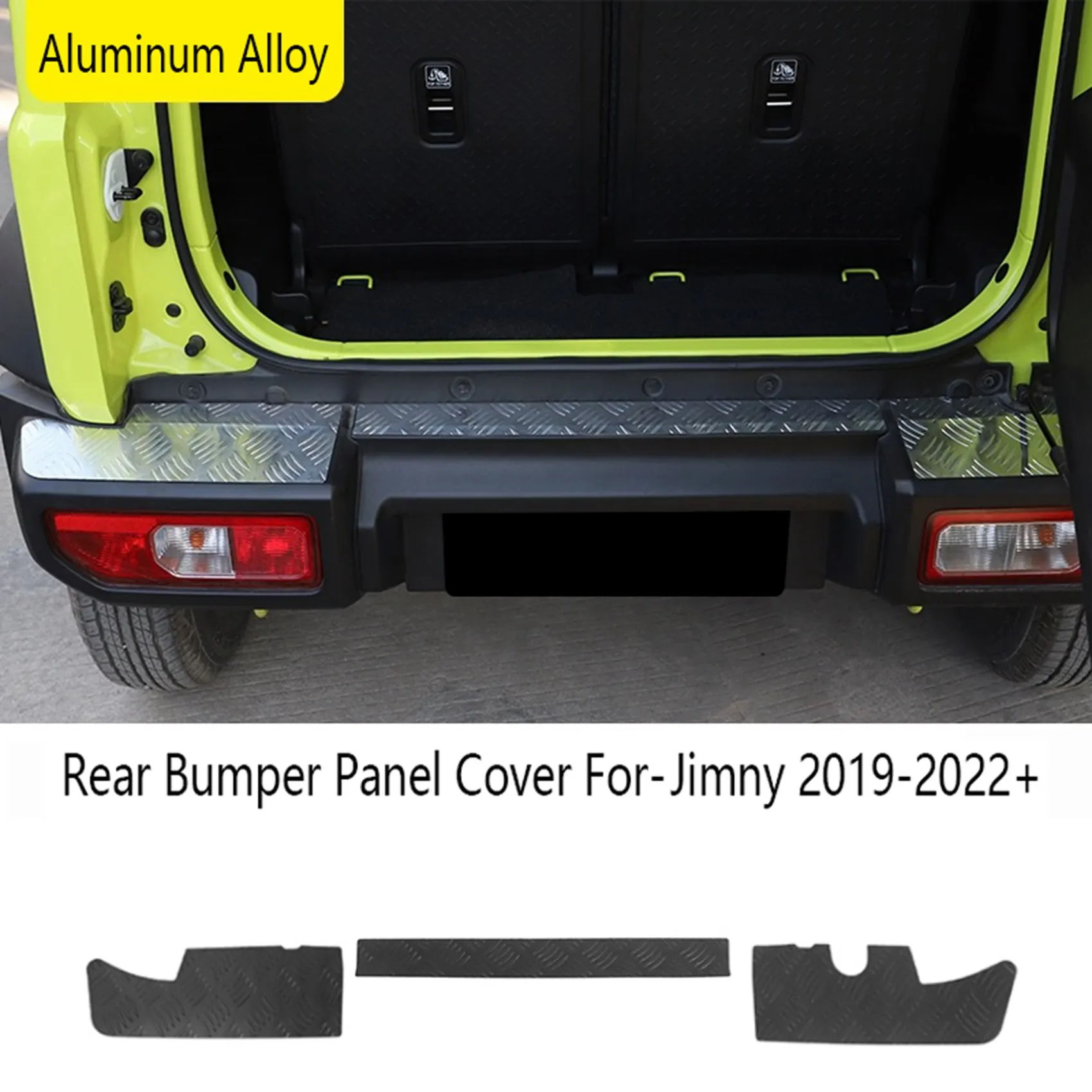 Už-Suzuki Jimny 2019-2022+ Automobilio Galinis Bamperis Skydelio Dangtelį Guard Aliuminio Lydinio Apsaugoti Plokštė Priedai