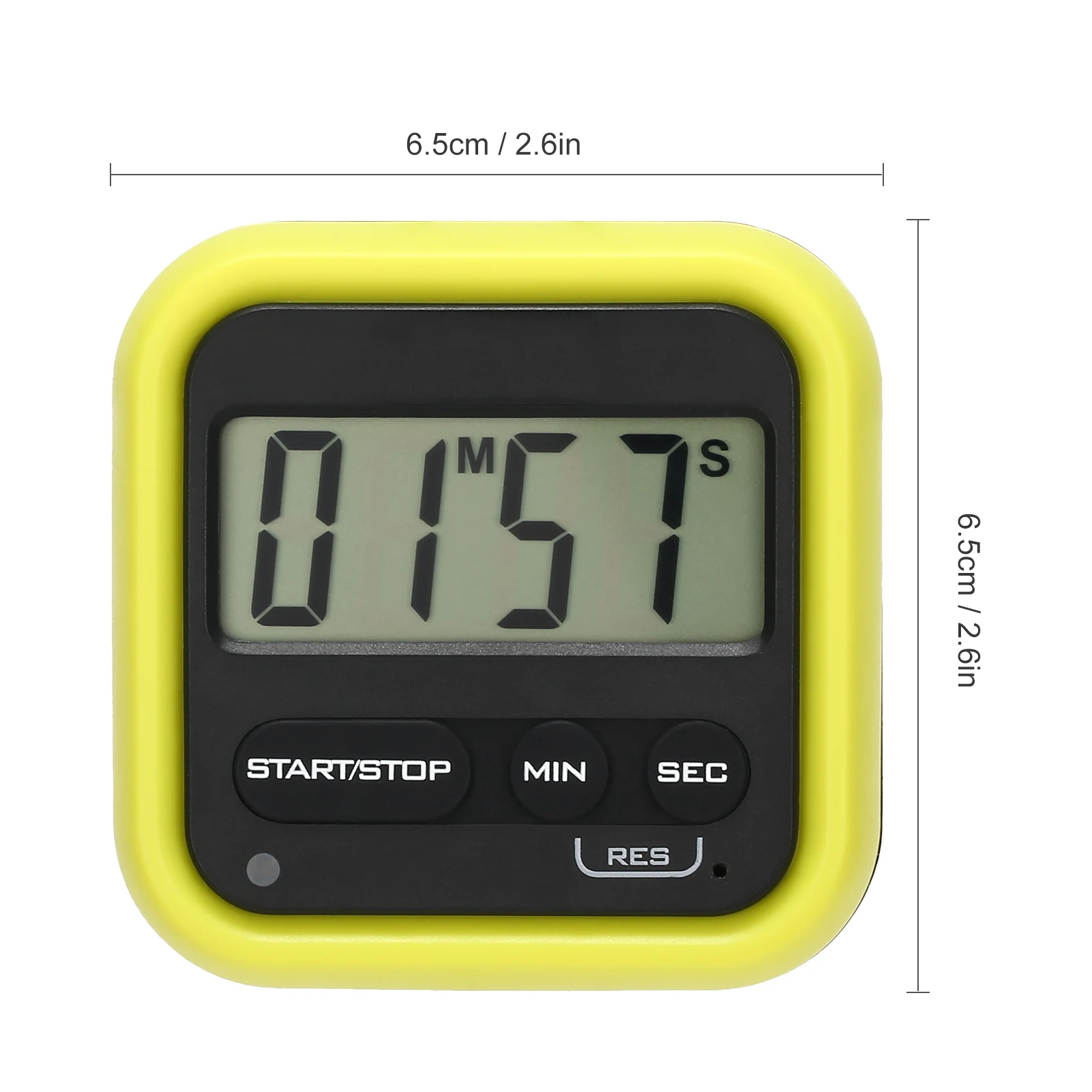 Virtuvės Laikmatis Skaitmeninis Chronometras su Garsiai Signalizacija Didelis LCD Suskaičiuoti, ar Atgalinės atskaitos Laikmatis Virimo Dušas, Vonios kambarys Vaikai Klasėje